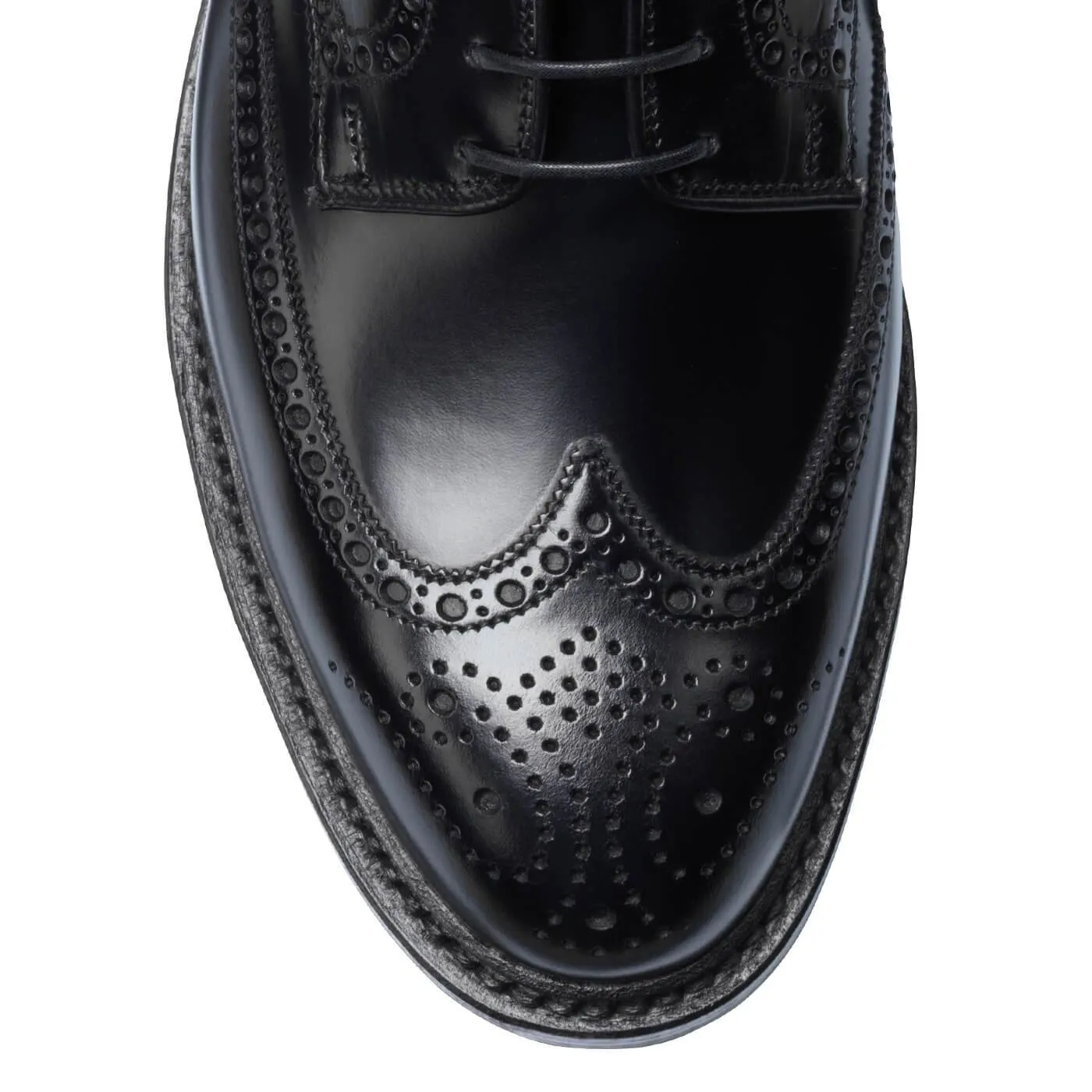 Pembroke Black Cavalry Calf,Men Derbys