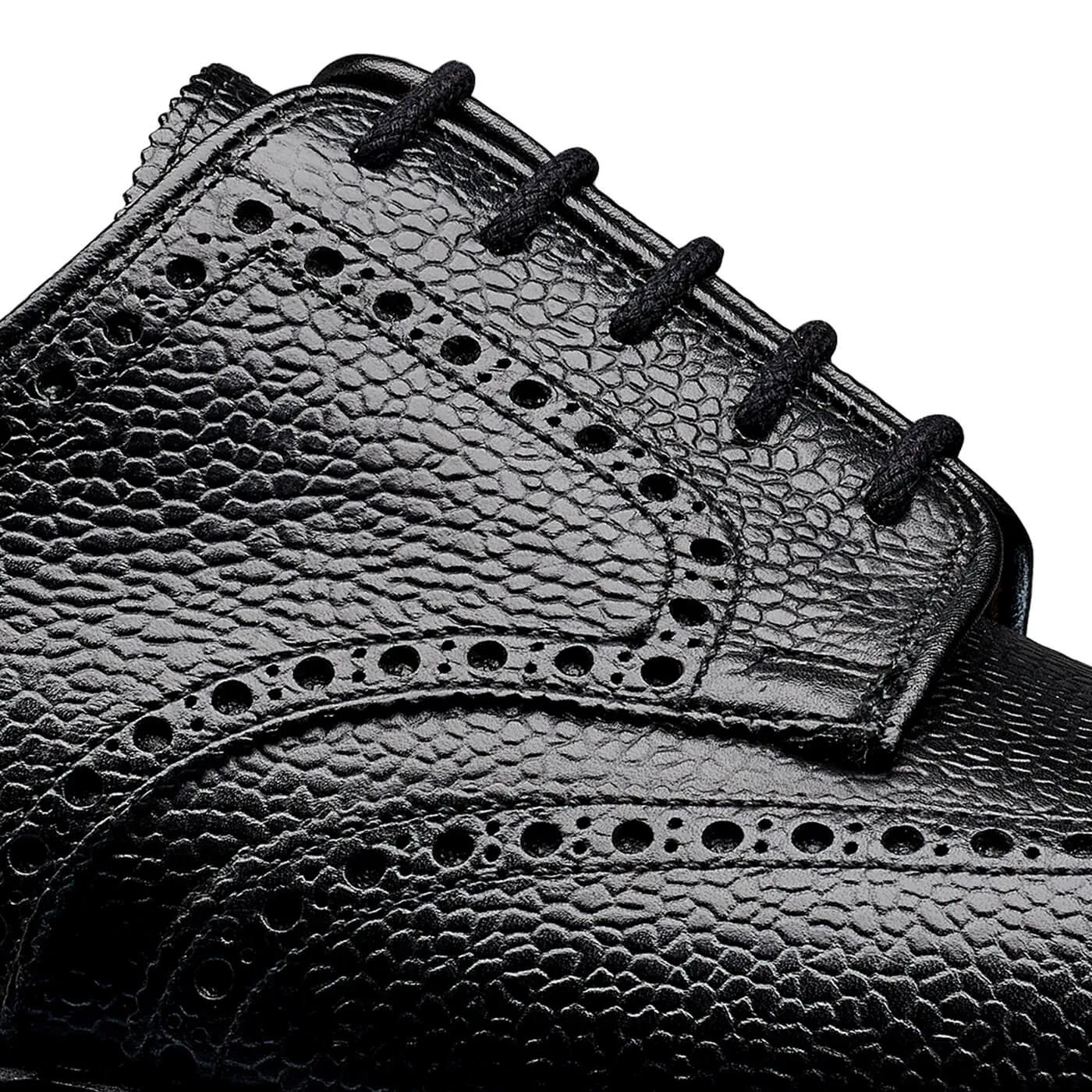 Pembroke Black Scotch Grain,Men Derbys