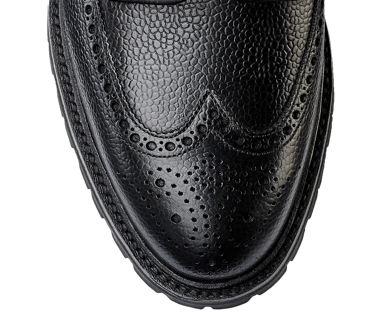 Pembroke Black Scotch Grain,Men Derbys