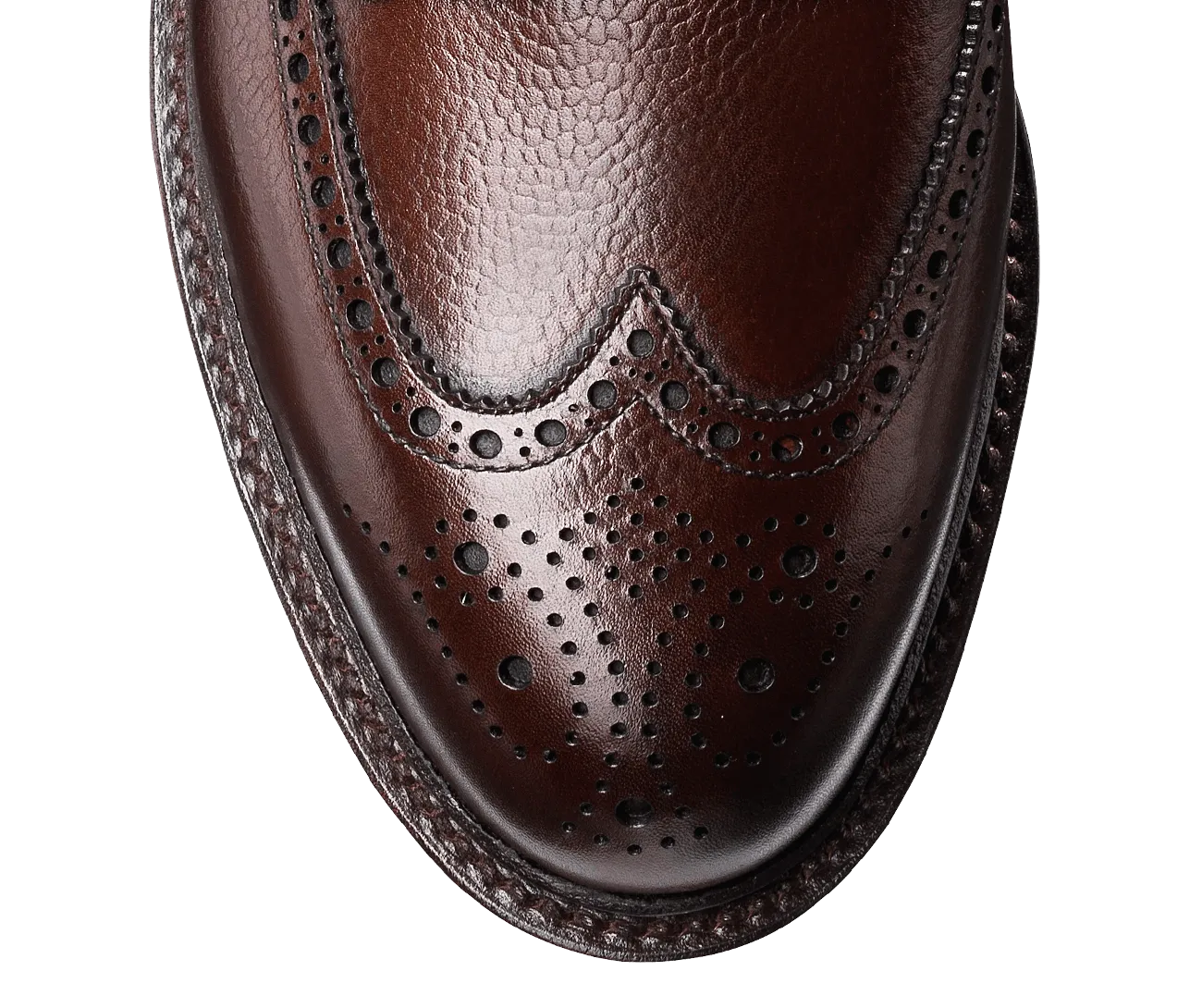 Pembroke Dark Brown Scotch Grain,Men Derbys