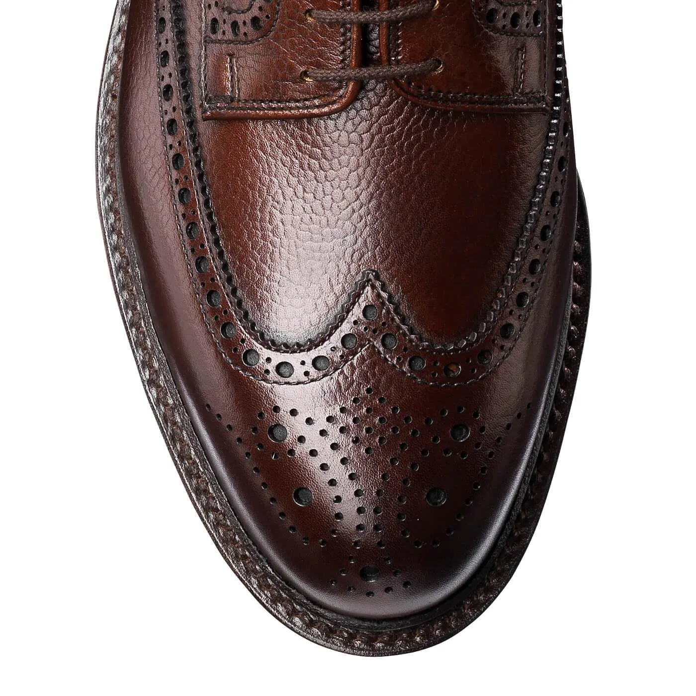 Pembroke Dark Brown Scotch Grain,Men Derbys