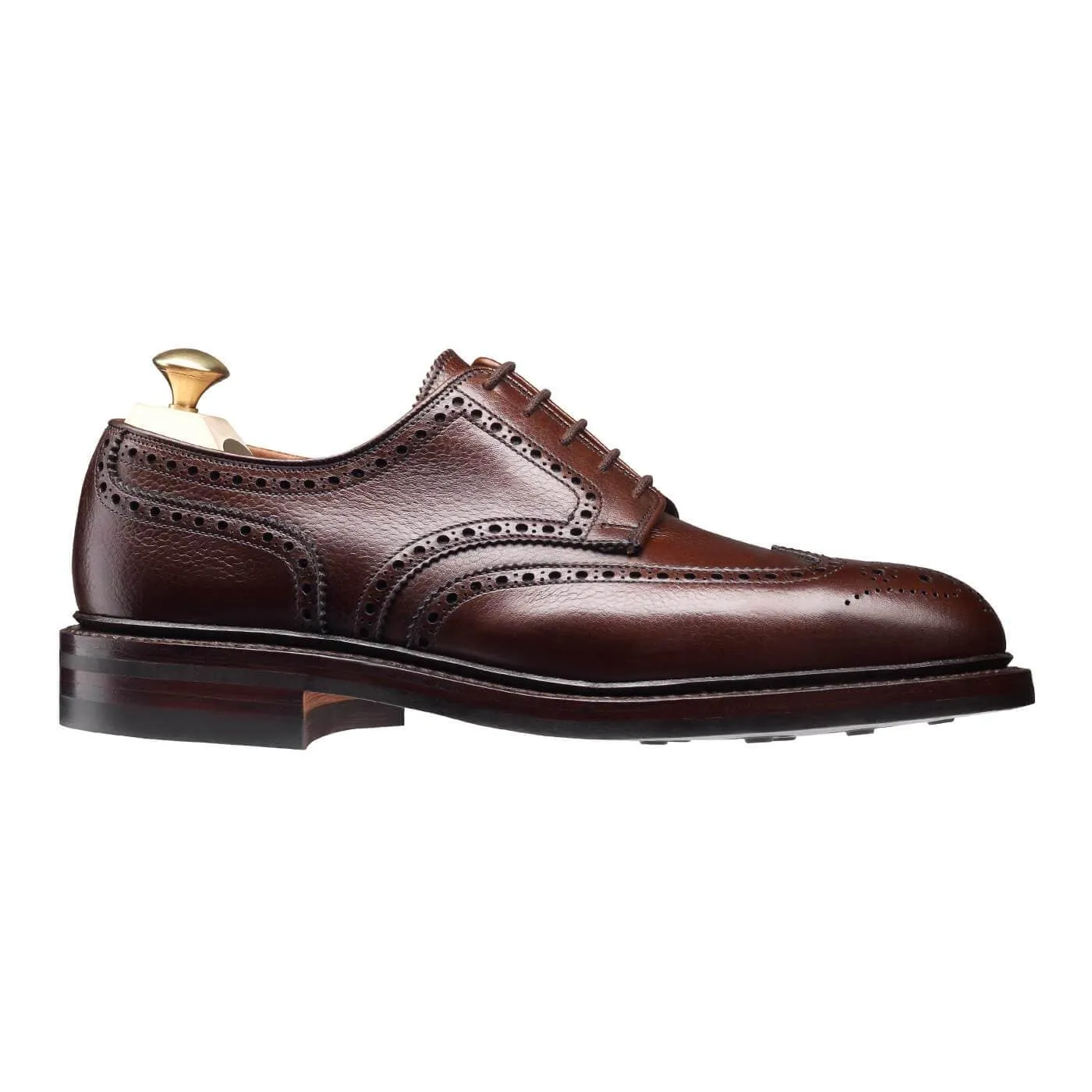 Pembroke Dark Brown Scotch Grain,Men Derbys