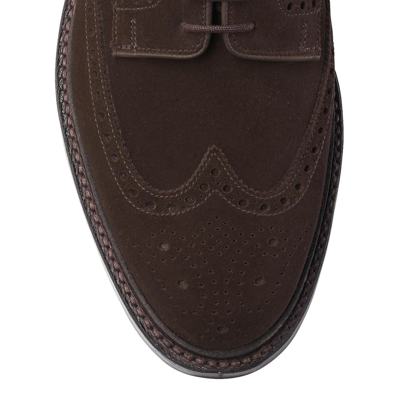 Pembroke Dark Brown Suede,Men Derbys