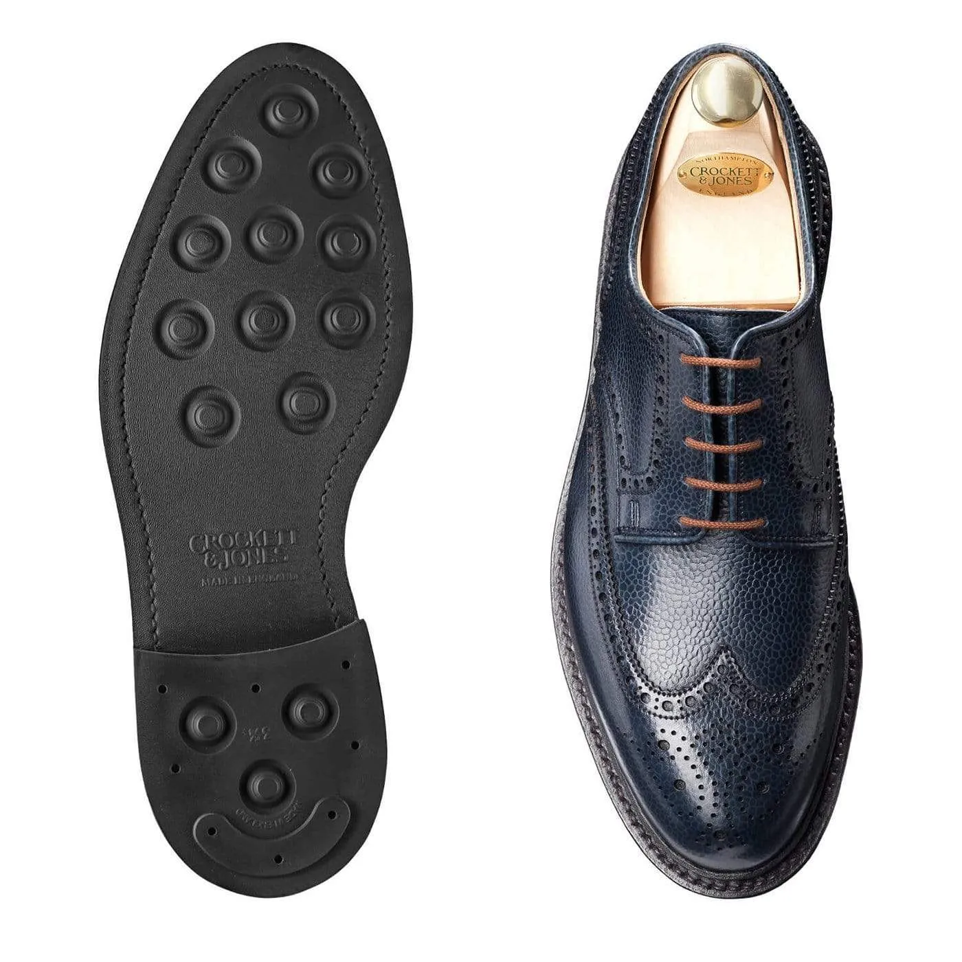 Pembroke Navy Scotch Country Grain,Men Derbys