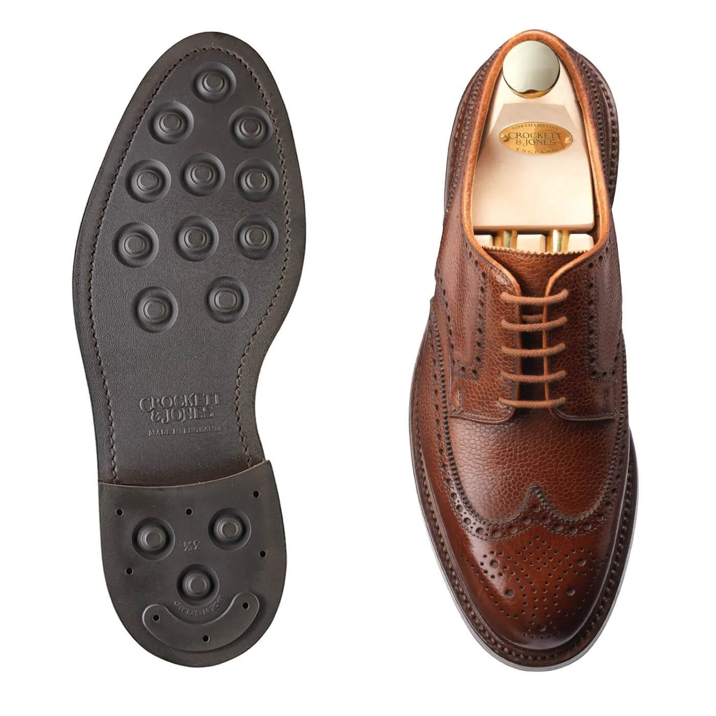 Pembroke Tan Scotch Grain (G Fitting),Men Derbys