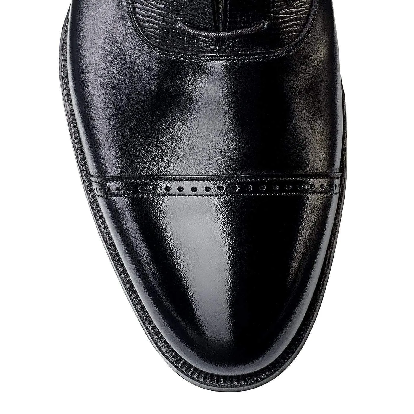 Perry Black Calf & Black Willow Grain,Men Oxfords