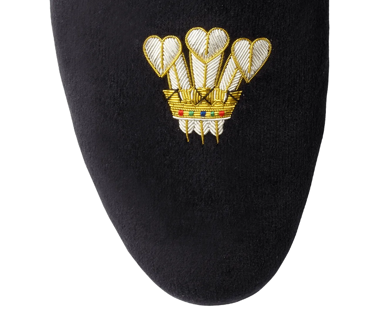 P.O.W Black Velvet,Men Slippers