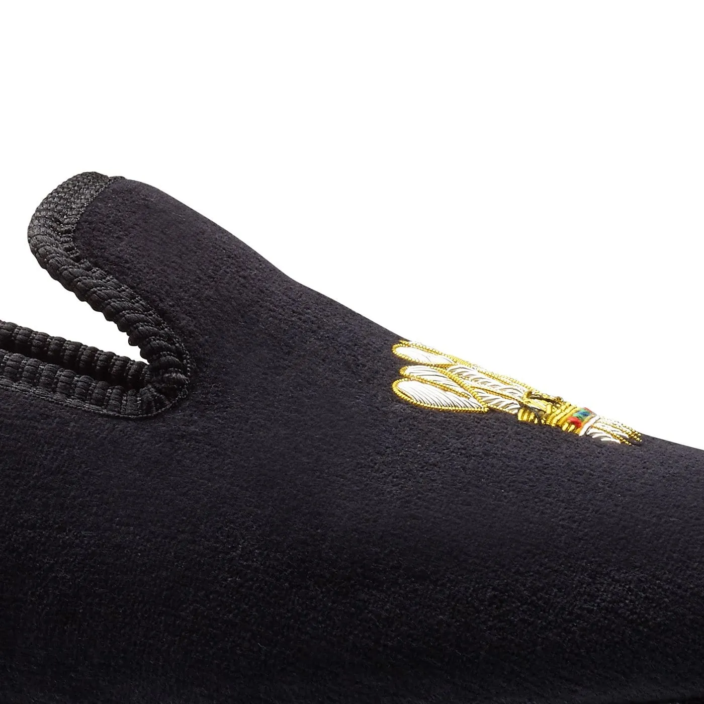 P.O.W Black Velvet,Men Slippers