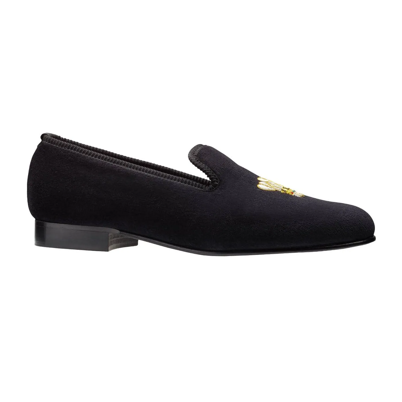 P.O.W Black Velvet,Men Slippers