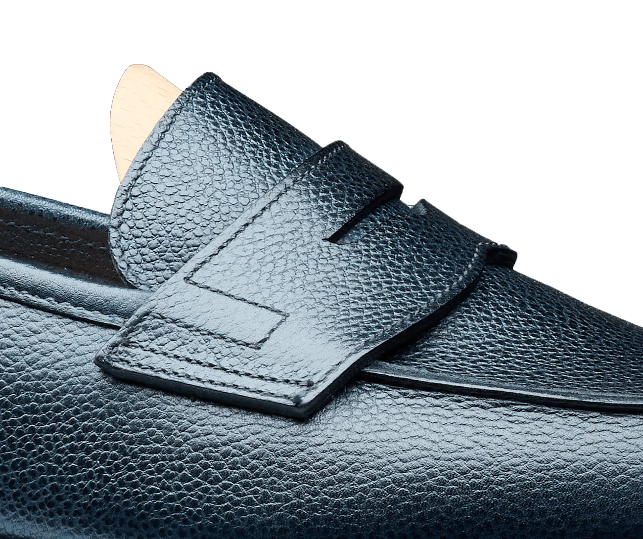 Richmond 2 Navy Pebble Grain,Men Loafers
