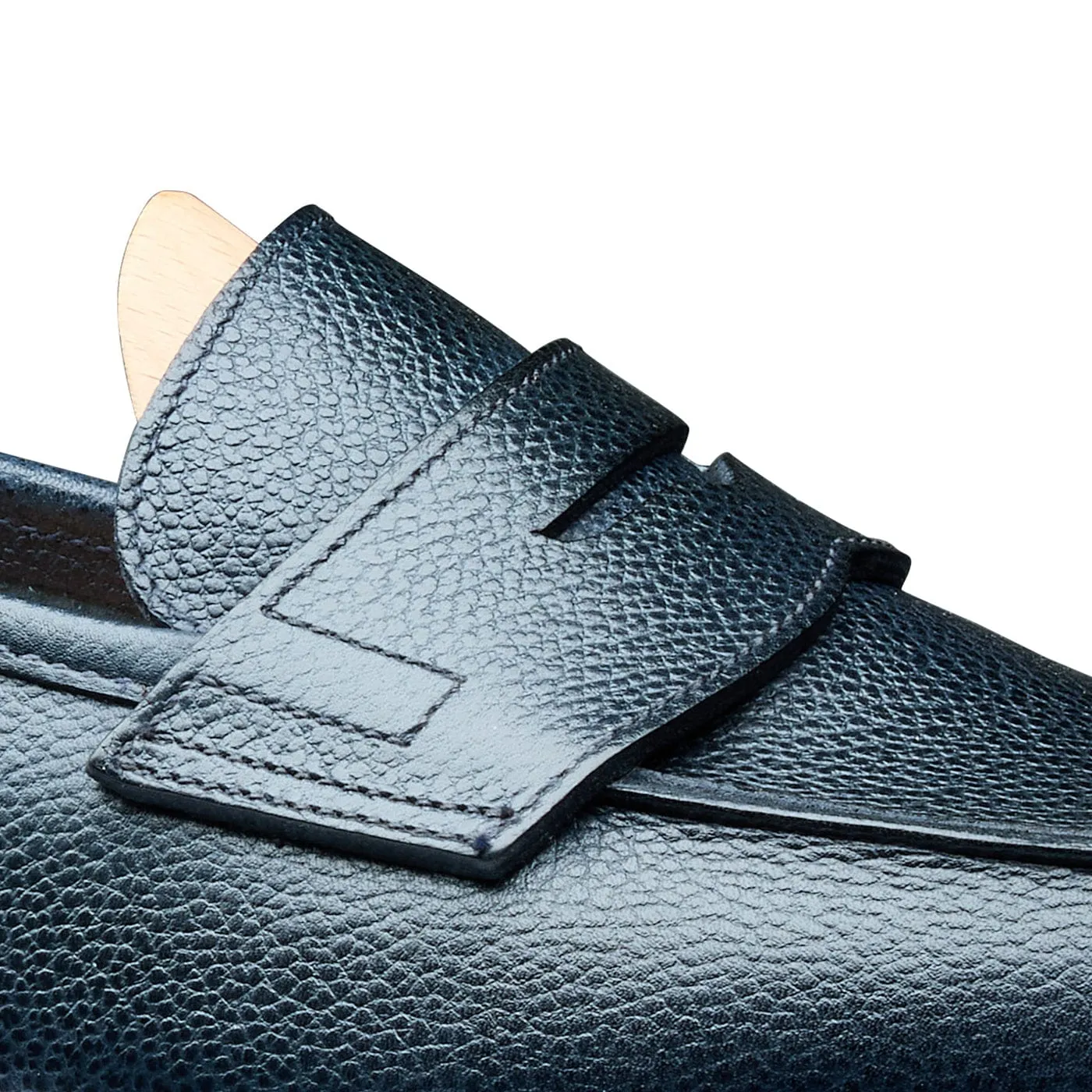 Richmond 2 Navy Pebble Grain,Men Loafers