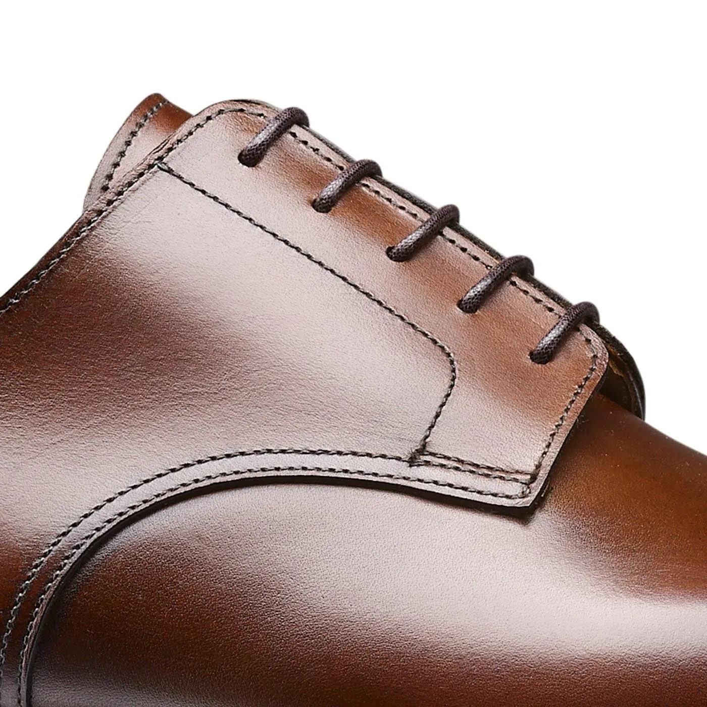Ripon Dark Brown Burnished Calf,Men Derbys
