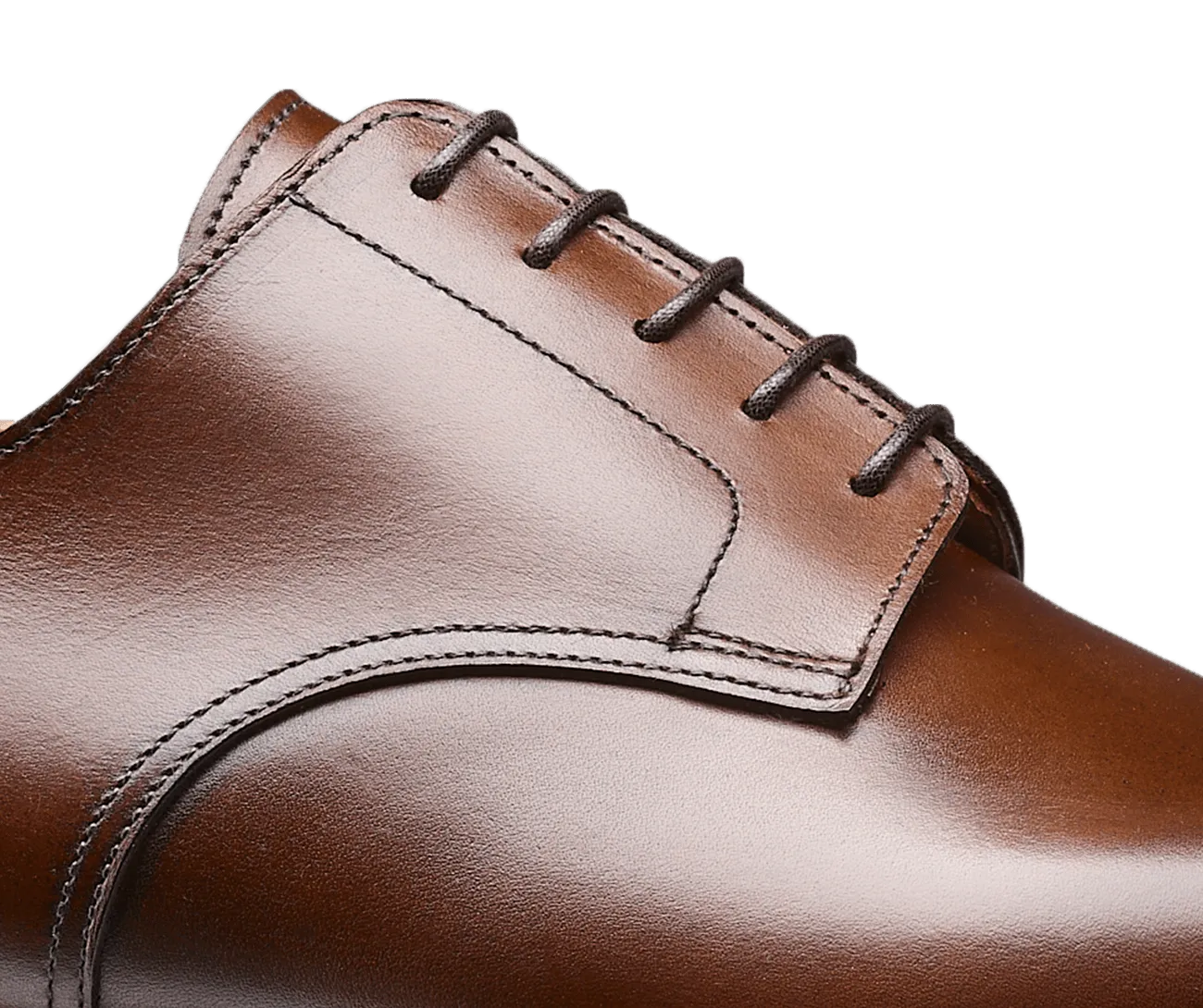 Ripon Dark Brown Burnished Calf,Men Derbys