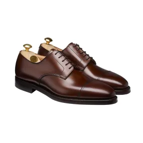 Ripon Dark Brown Burnished Calf,Men Derbys