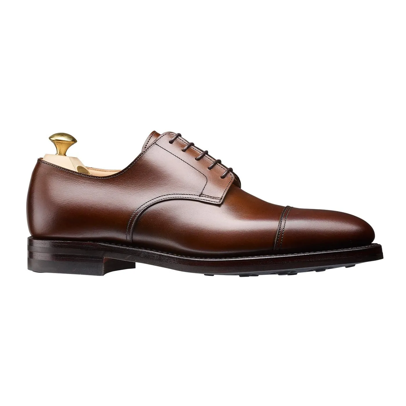 Ripon Dark Brown Burnished Calf,Men Derbys