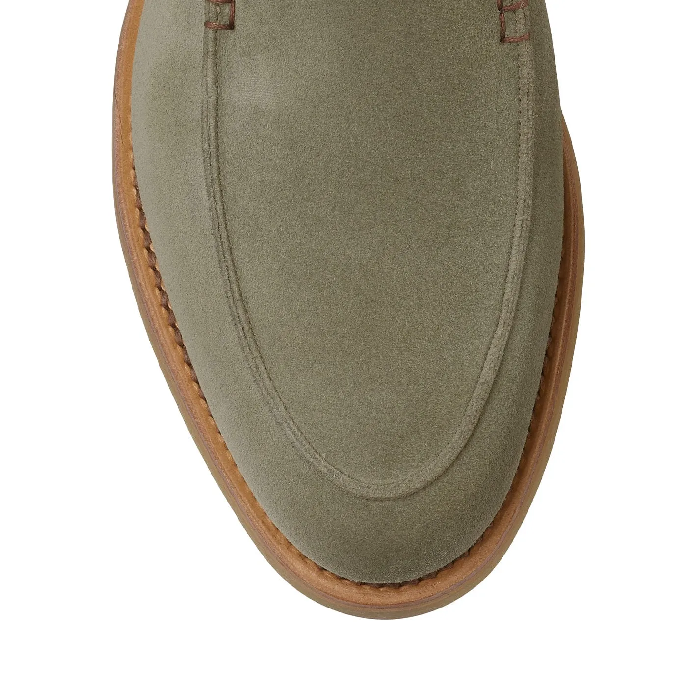 Salcombe 2 Pistachio Suede,Men Loafers