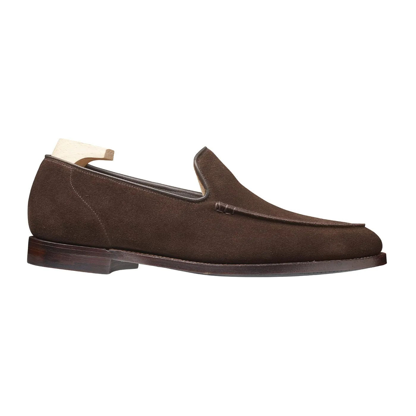Salcombe Dark Brown Suede,Men Loafers