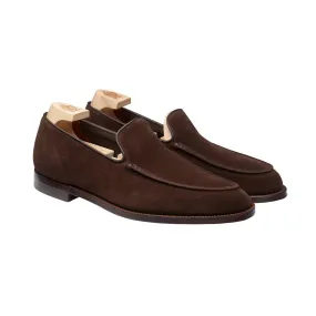 Salcombe Dark Brown Suede,Men Loafers