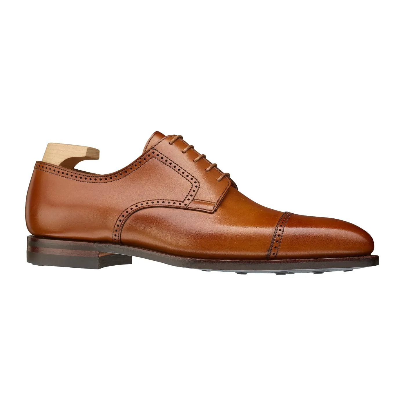 Salisbury Tan Burnished Calf,Men Derbys