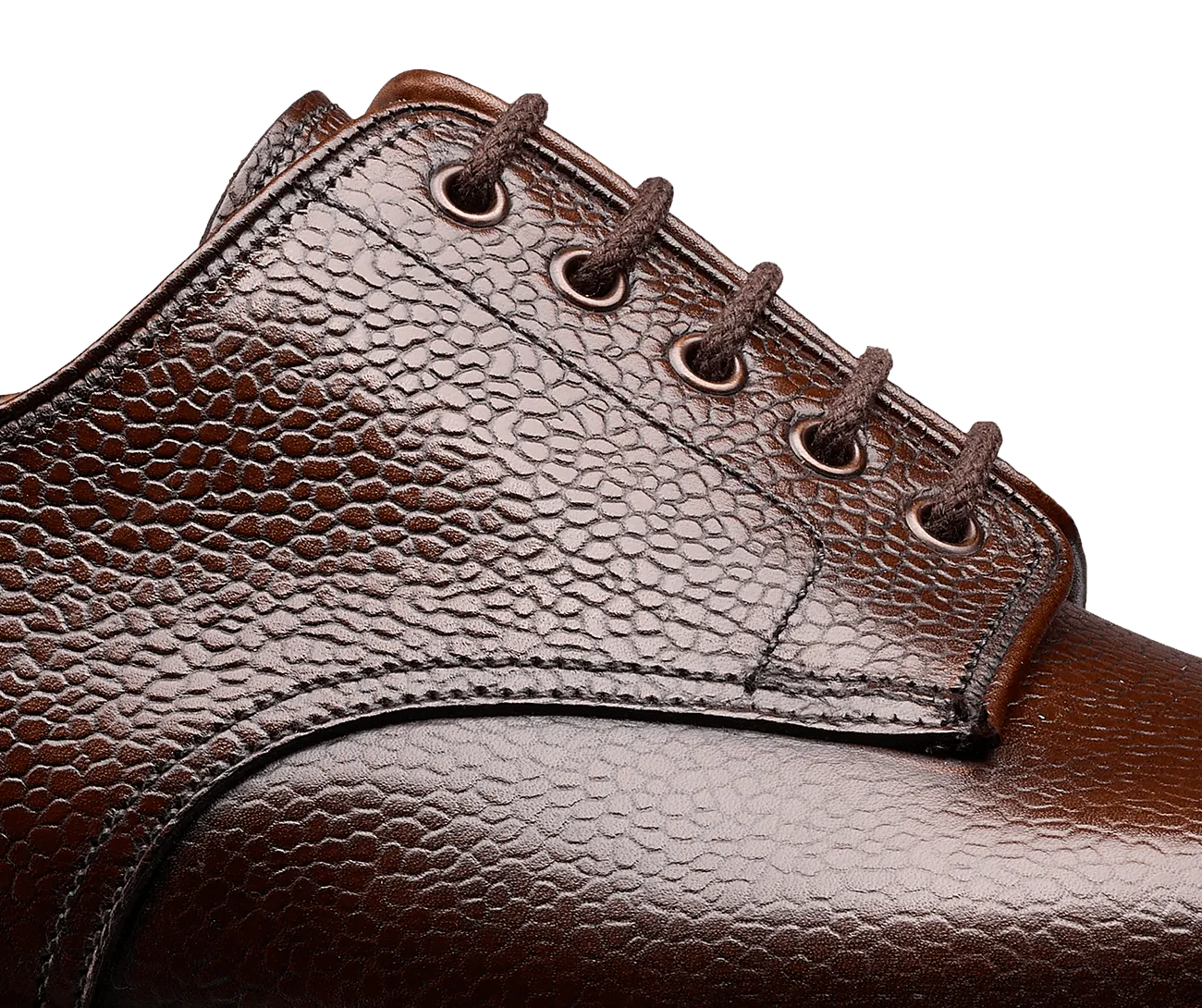 Sandhurst Dark Brown Scotch Grain,Men Derbys