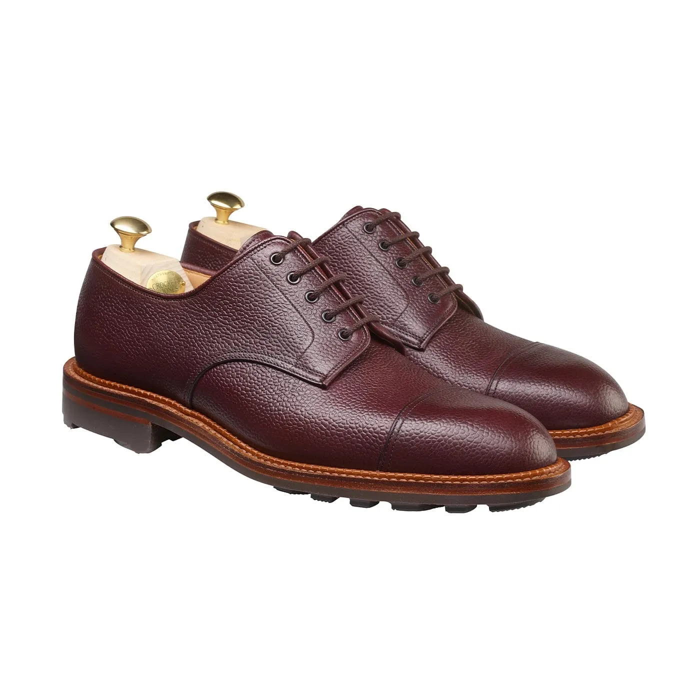 Sandhurst Oxblood Zug Grain,Men Derbys