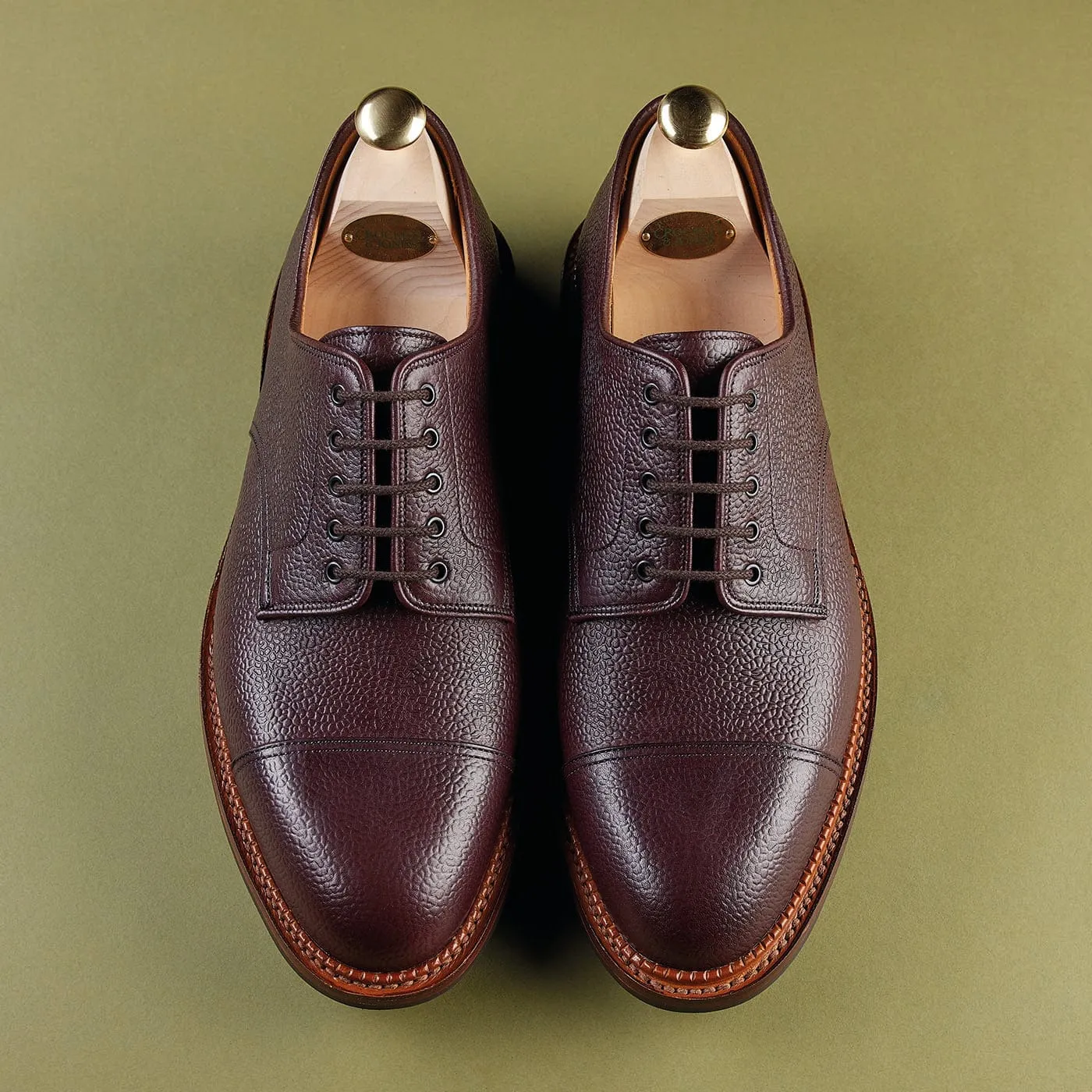 Sandhurst Oxblood Zug Grain,Men Derbys