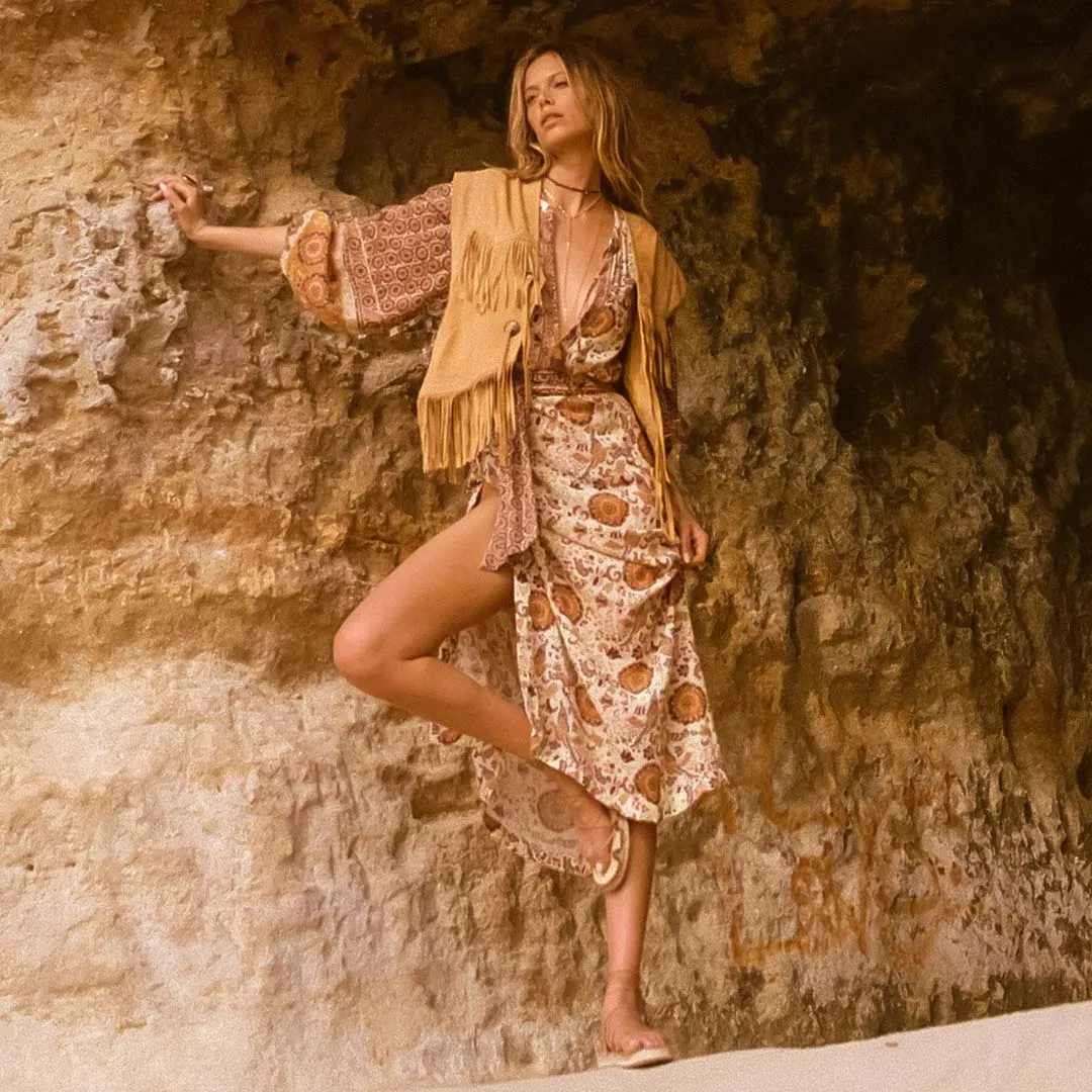Sannah Boho Maxi Dress,Dresses