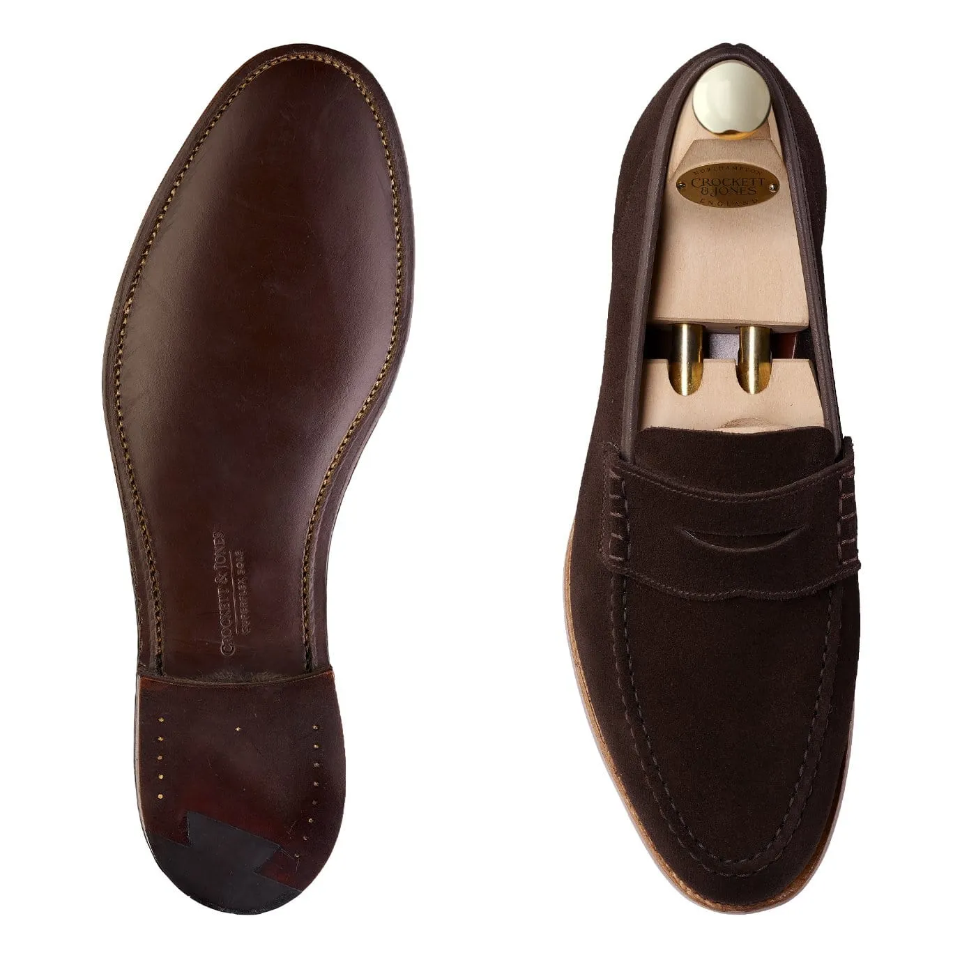 Seaton Dark Oak Suede,Men Loafers