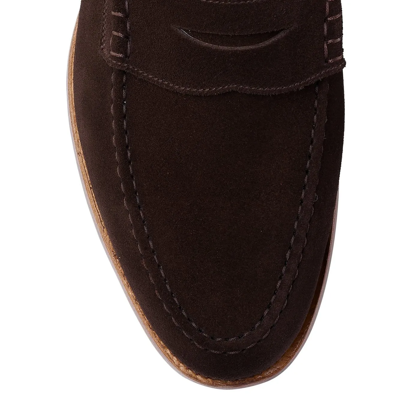 Seaton Dark Oak Suede,Men Loafers
