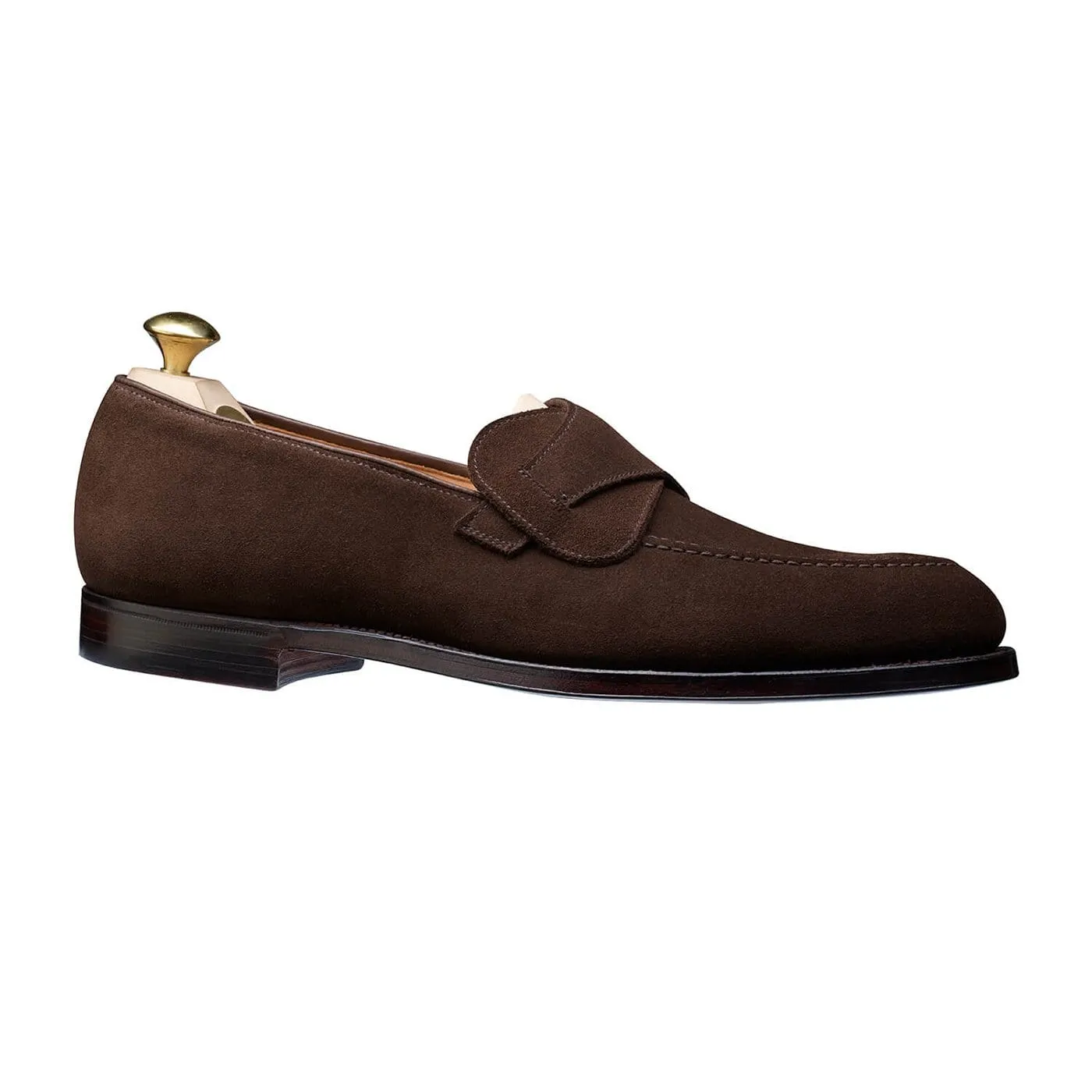 Selby Dark Brown Calf Suede,Men Loafers