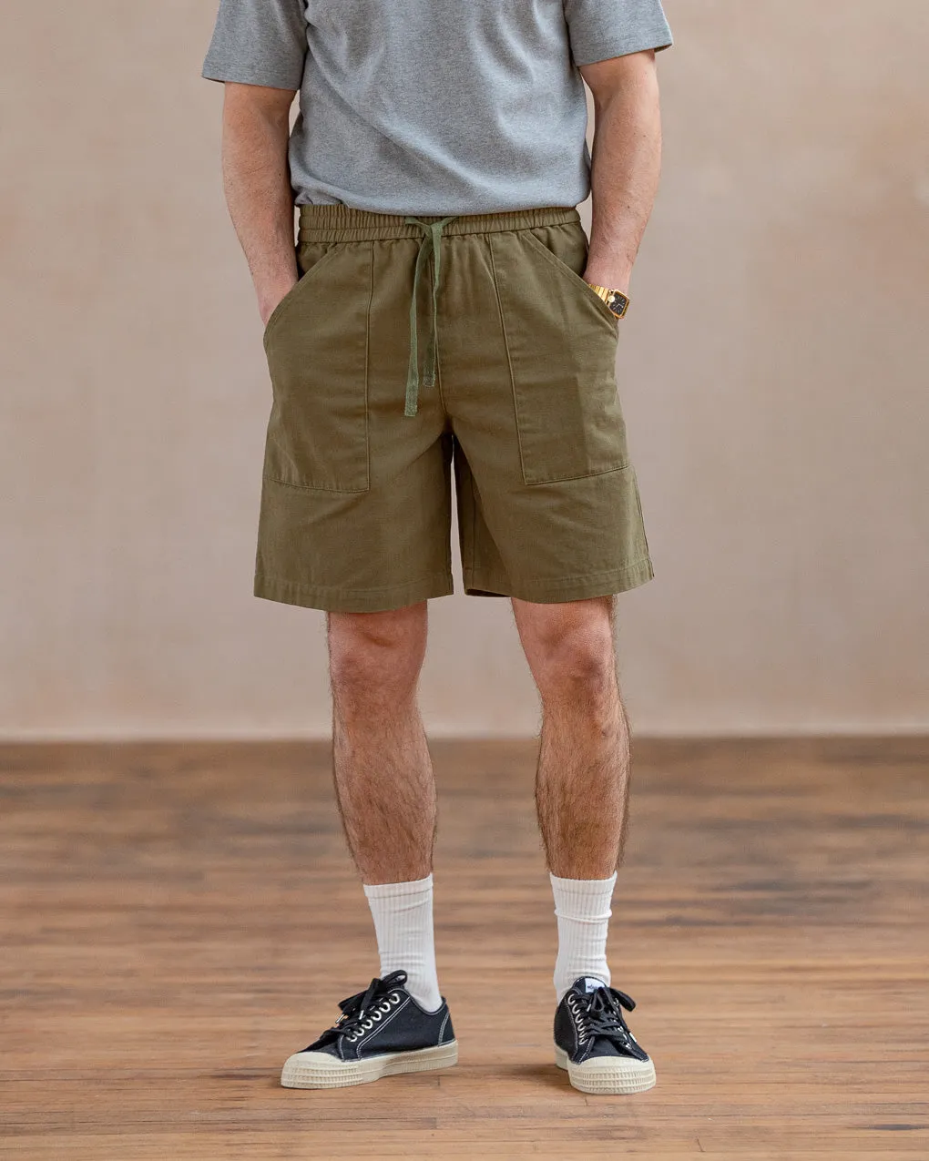 Service Fatigue Shorts - Olive,Men Shorts