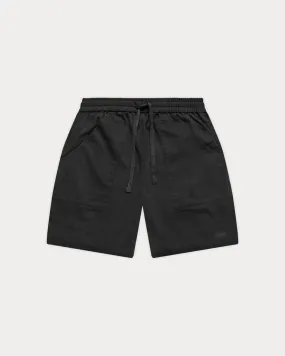 Service Fatigue Shorts - Washed Black,Men Shorts