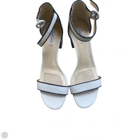 Shoes Heels Block By Alex Marie In Cream, Size: 9,Heels Women