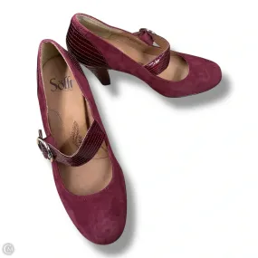 Shoes Heels Block By Sofft In Red, Size: 7.5,Heels Women