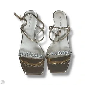 Shoes Heels Stiletto By Clothes Mentor In Silver, Size: 8,Heels Women