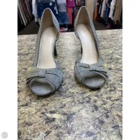 Shoes Heels Stiletto By Kelly And Katie In Silver, Size: 8.5,Heels Women