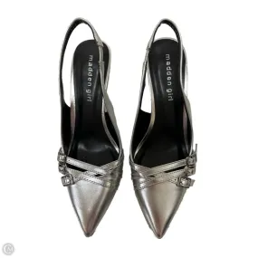 Shoes Heels Stiletto By Madden Girl In Silver, Size: 7.5,Heels Women