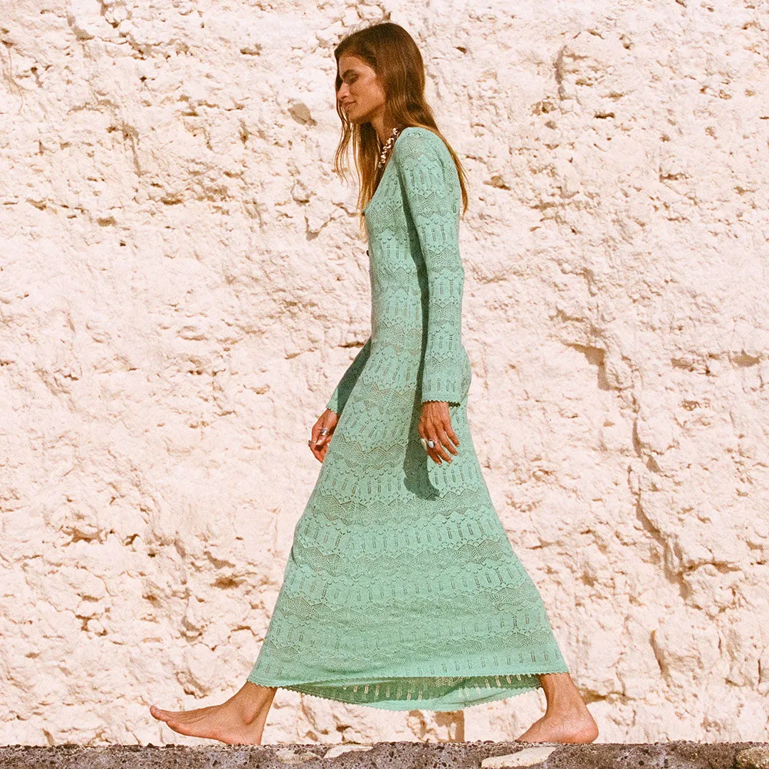 Siesta Pointelle Dress,Dresses