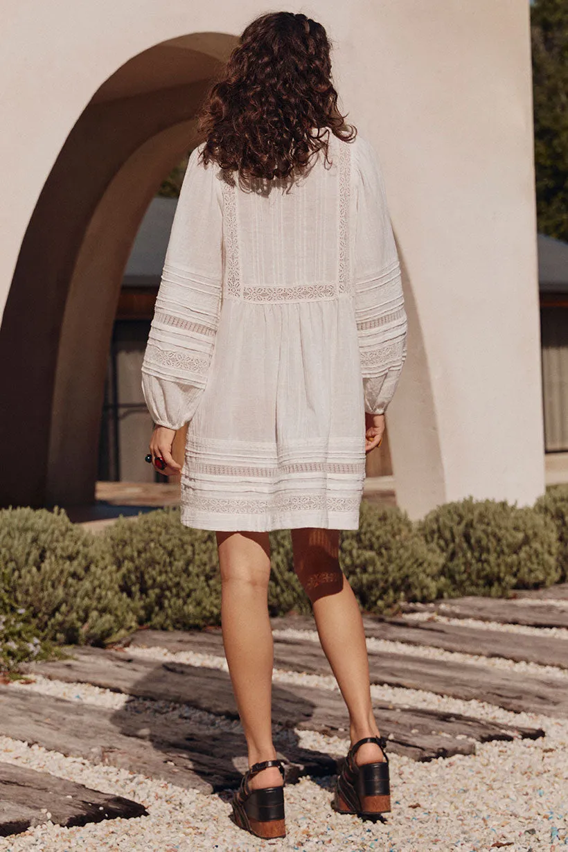 Stevie Lace Boho Mini Dress,Dresses