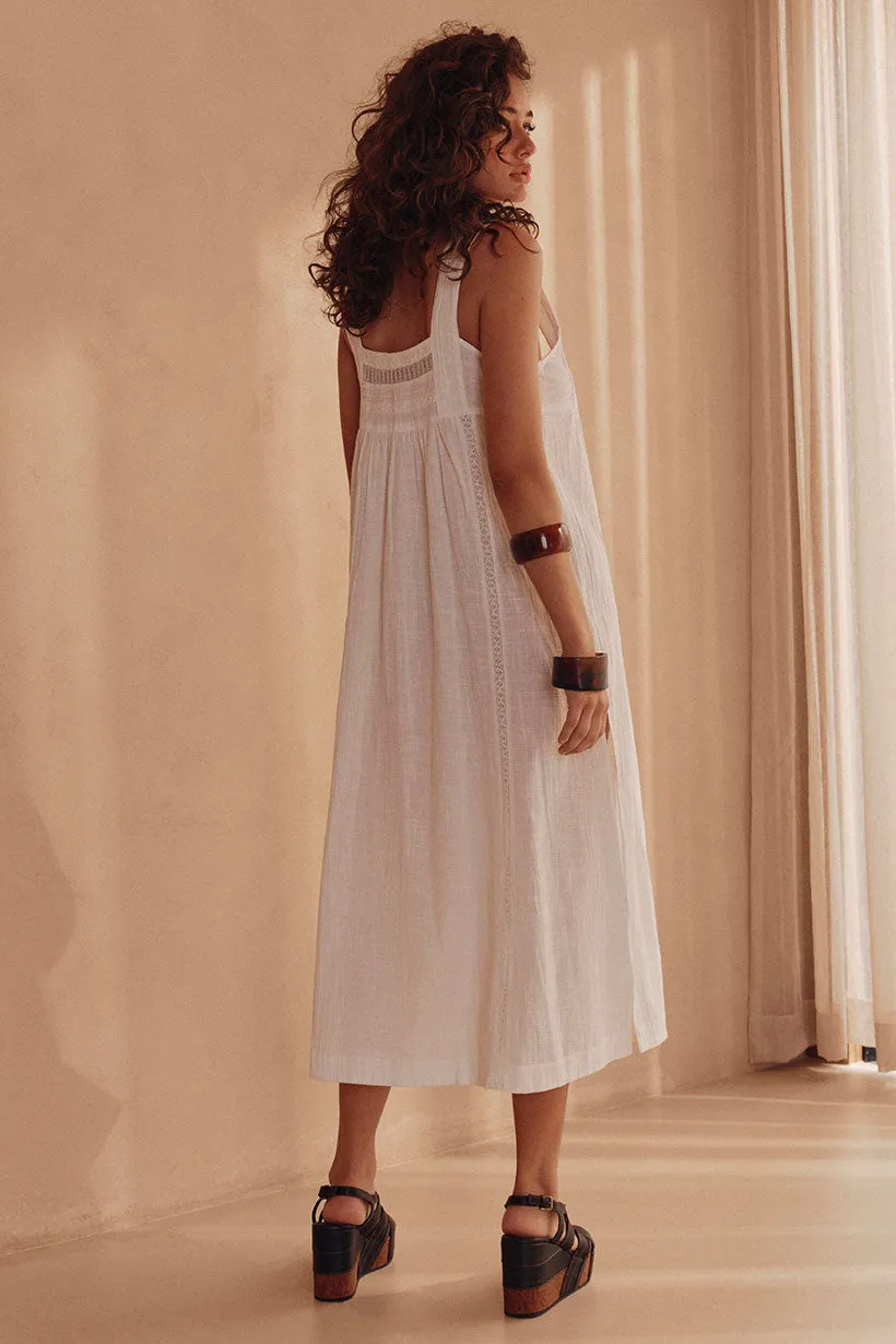 Stevie Lace Midi Dress,Dresses
