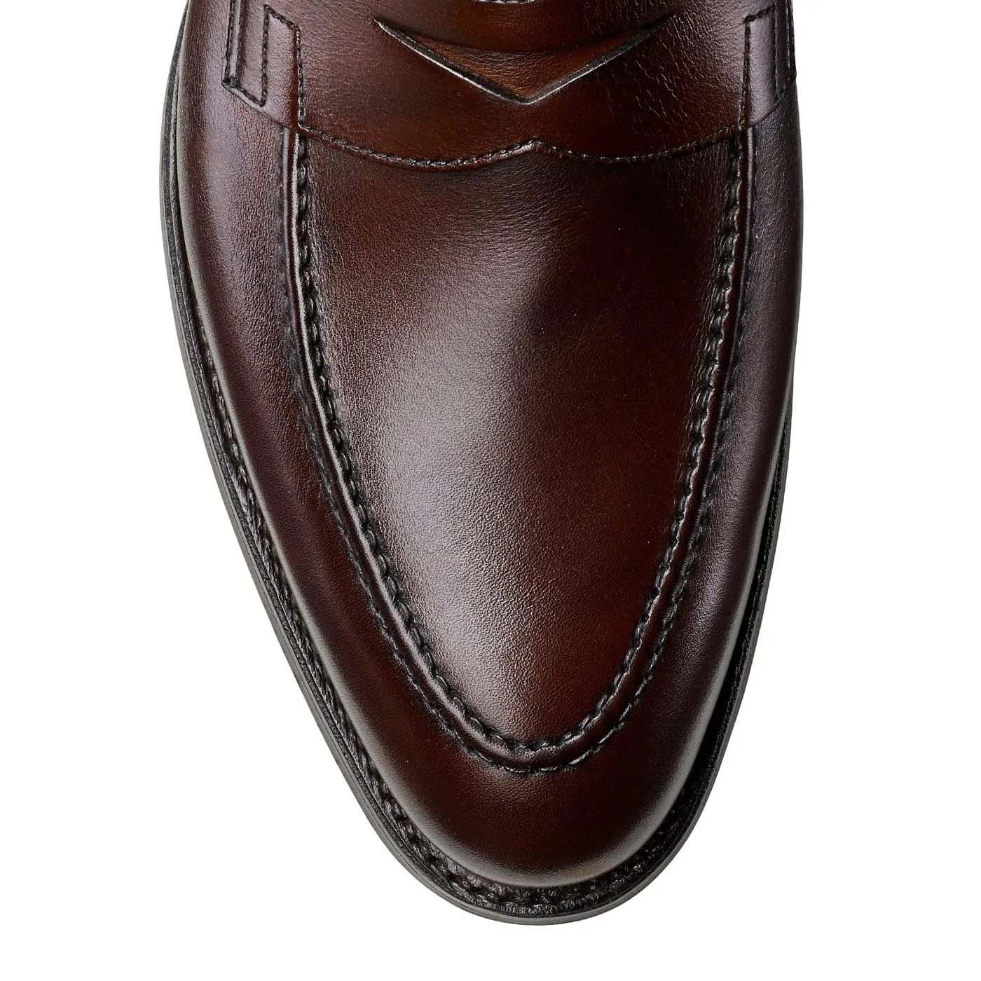 Sydney Dark Brown Burnished Calf (City Sole),Men Loafers
