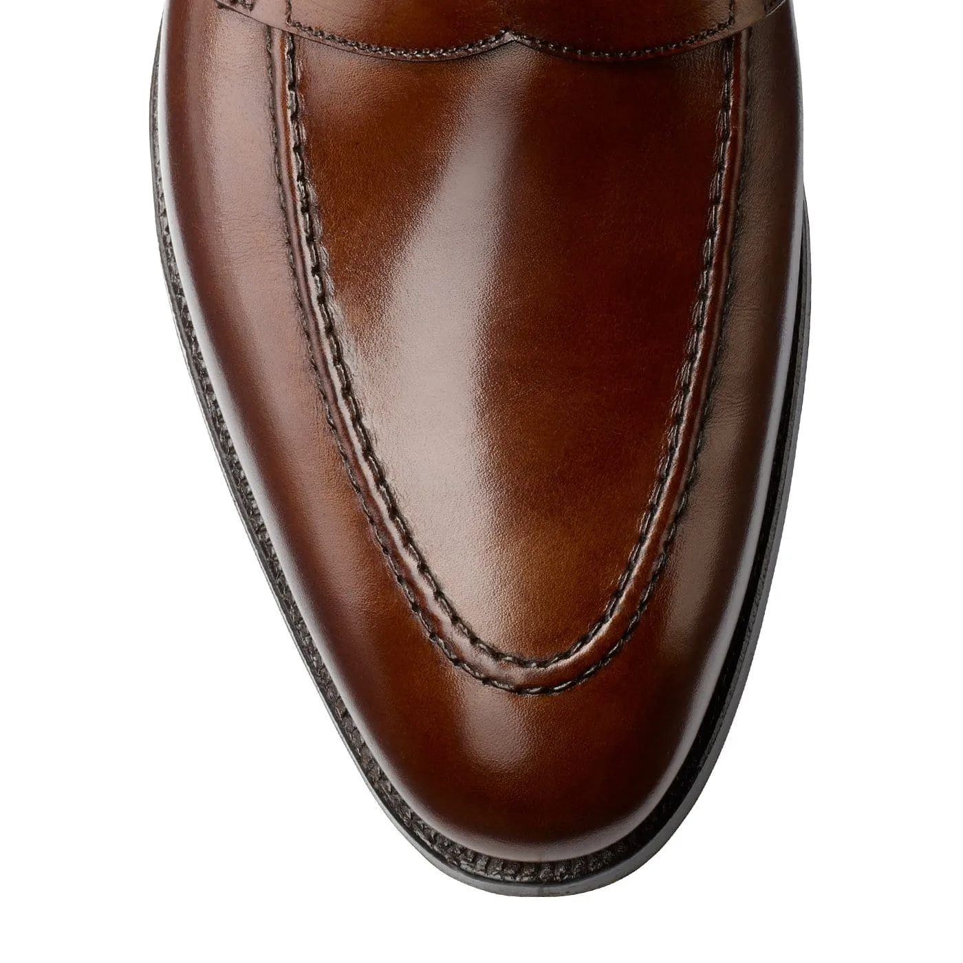 Sydney Dark Brown Burnished Calf,Men Loafers