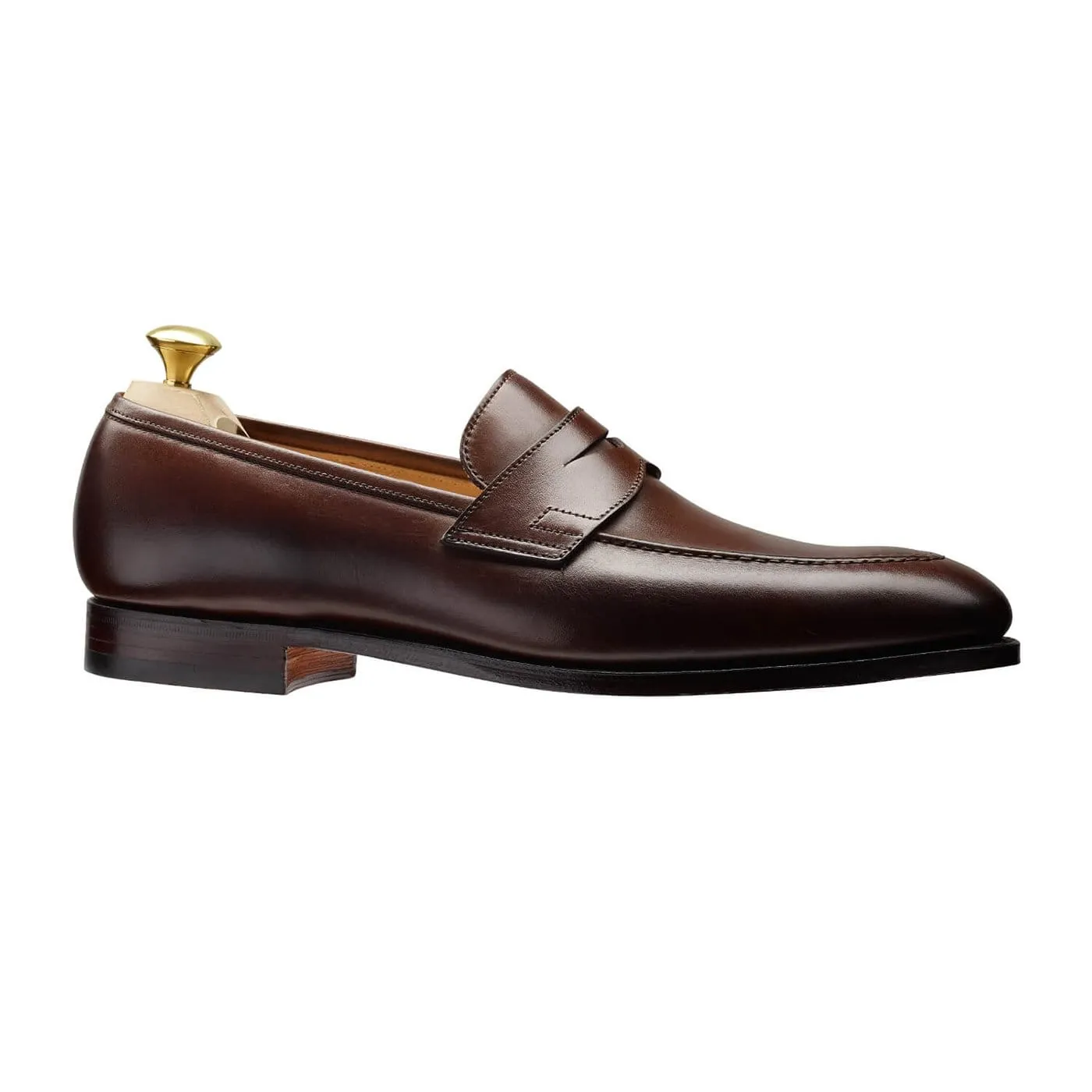 Sydney Dark Brown Burnished Calf,Men Loafers