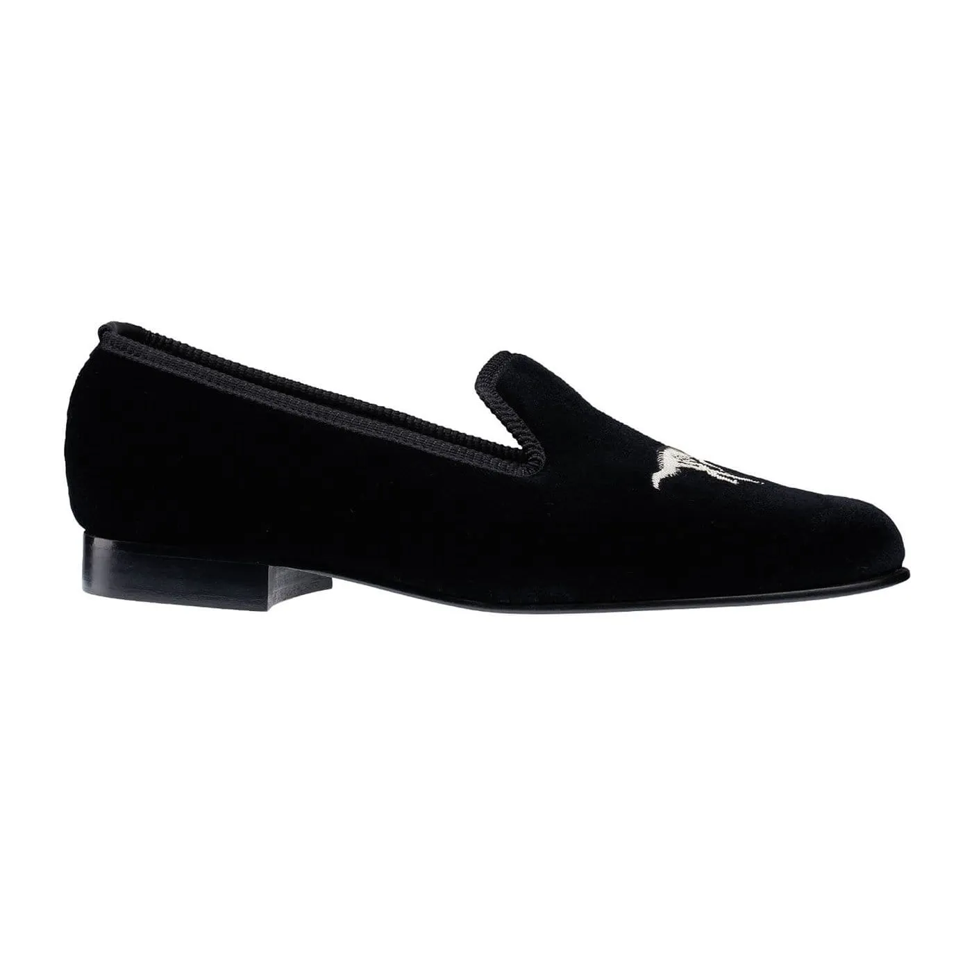 T-Rex Black Velvet,Men Slippers