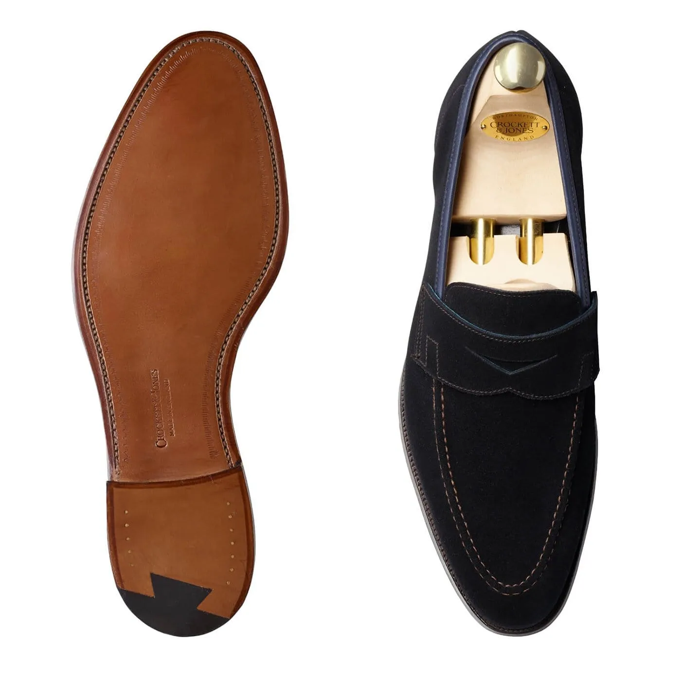 Teign Navy Suede,Men Loafers