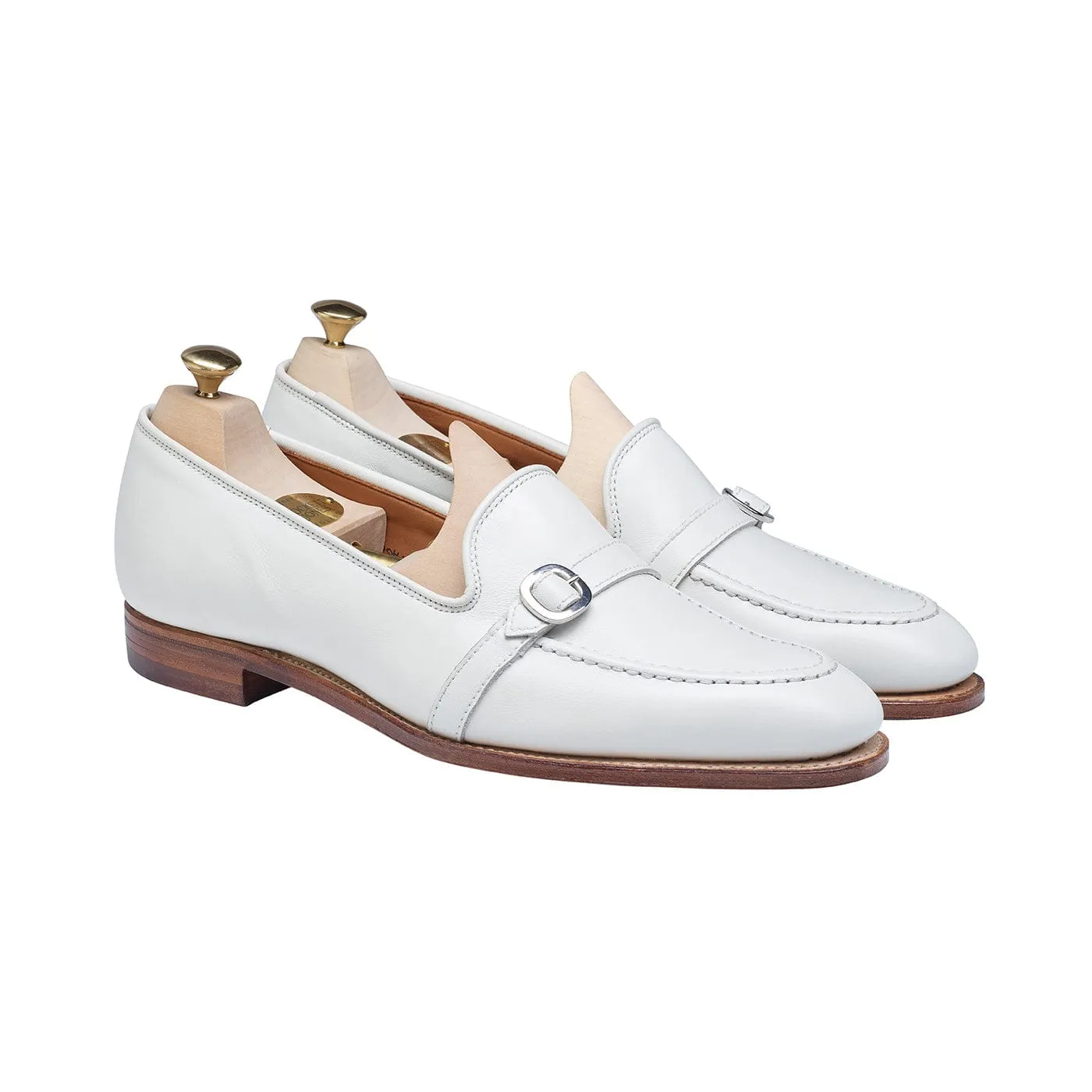 Tessa White Calf,Women Loafers