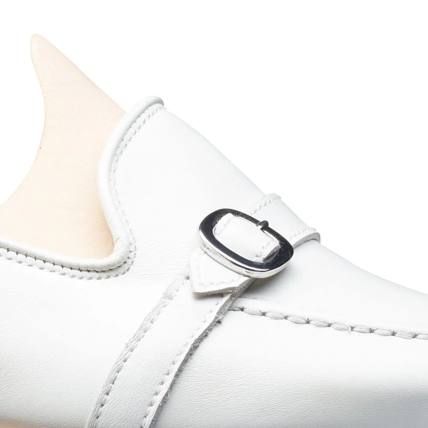 Tessa White Calf,Women Loafers