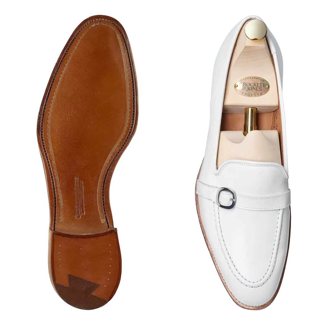 Tessa White Calf,Women Loafers