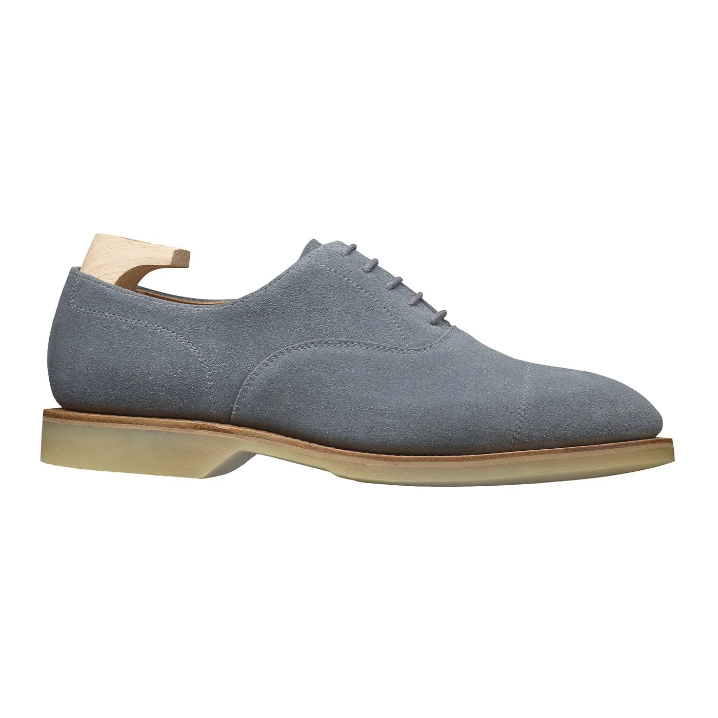 Tresco Pastel Blue Suede,Men Oxfords