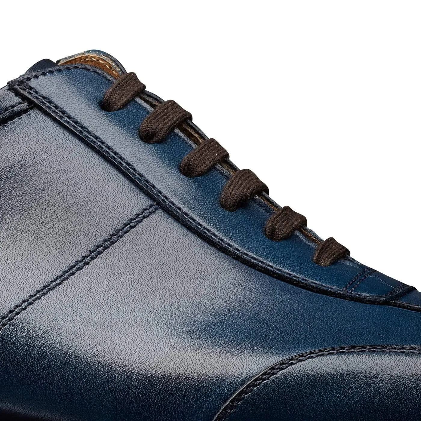 Truro Blue Burnished Calf,Men Oxfords